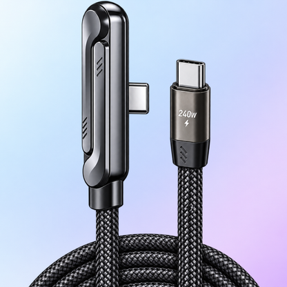 FLEXPOWERX 2 en 1 — Carga rápida y soporte en un solo cable